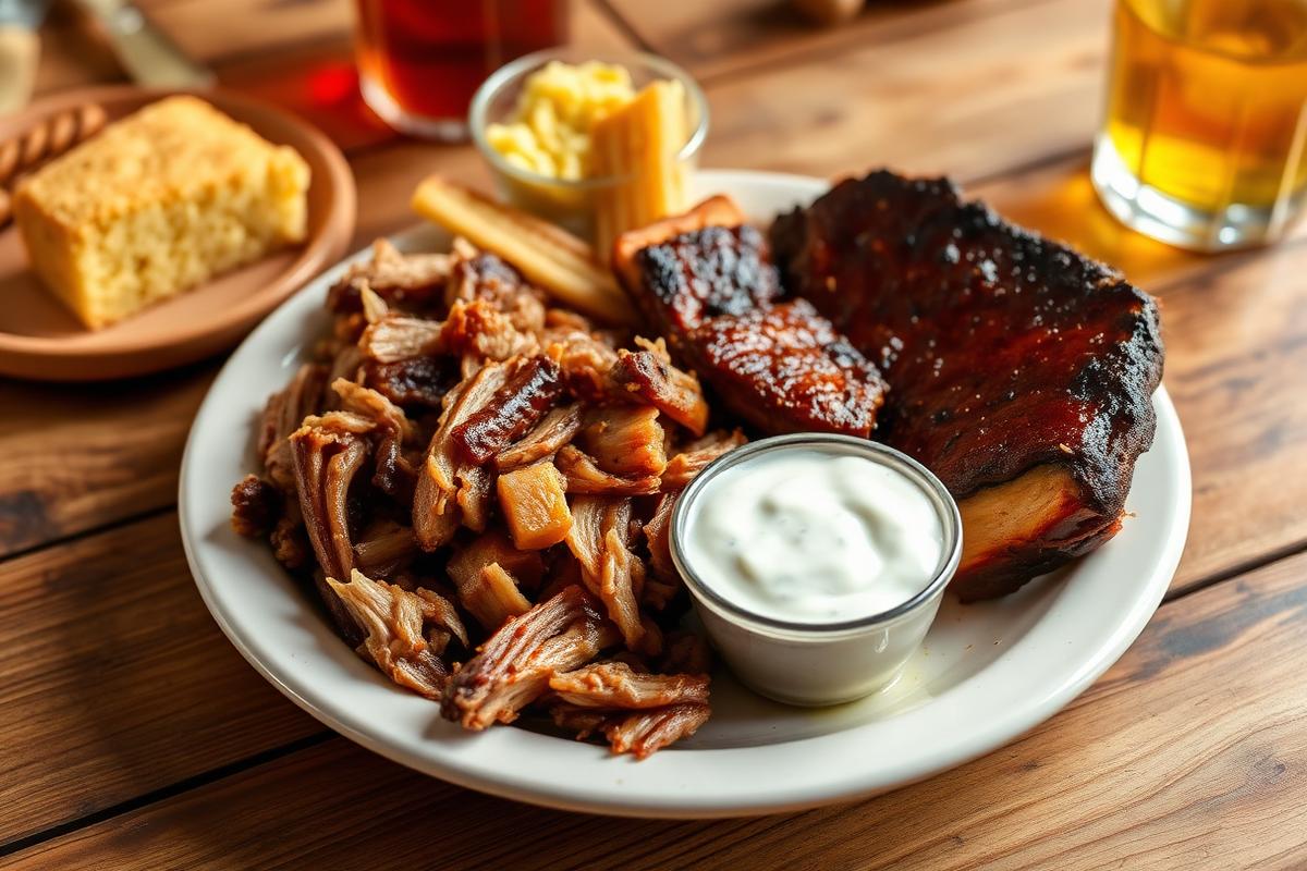 A Southern barbecue plate from a local Gardendale kitchen